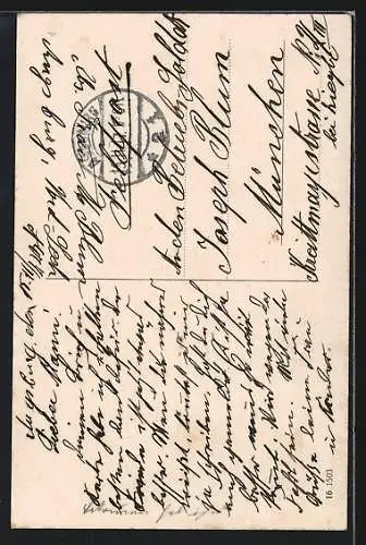 AK Augsburg, Jakobertor mit Strassenbahn