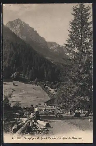 AK Champéry, Le Grand Paradis et la Dent de Bonavaux