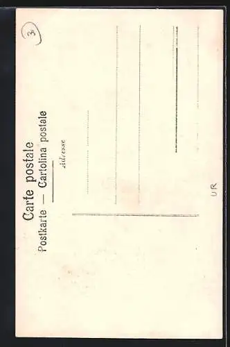 AK Wassen /Gotthardbahn, Teilansicht und die Windgelle