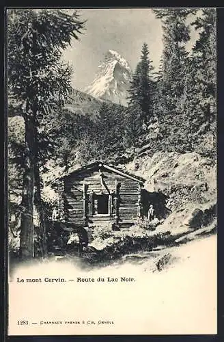 AK Le Mont Cervin, route du lac Noir