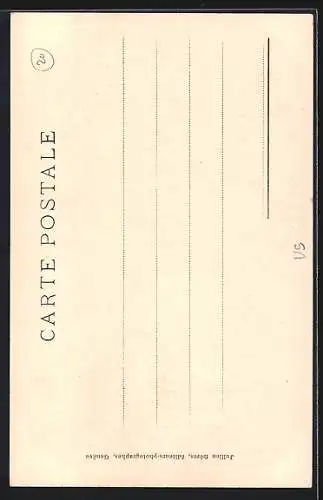 AK Saint-Gingolph, Ortspartie mit Bach