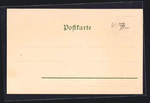 AK Jahreszahl 1901 mit blühenden Veilchen, Neujahrsgruss