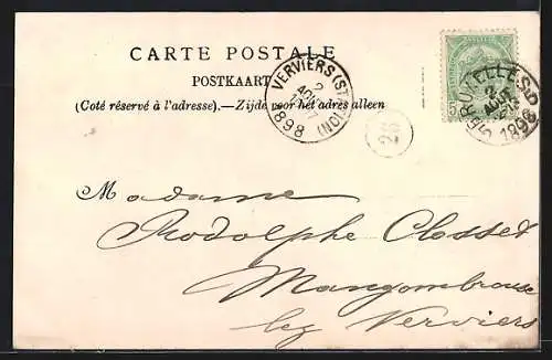 AK Bruxelles, XI. Congrès Eucharistique, Procession du Saint-Sacrement