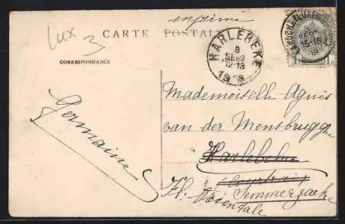 AK Laroche, Vue générale en hiver, Route de Villez