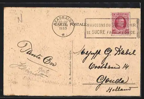 AK Beauraing, Rue de Dinant, Maison des Enfants Voisin