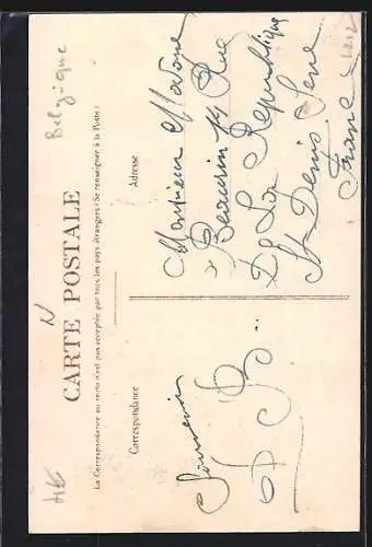 AK Couvin, Un Coin du Rocher, Cntrée des Grottes