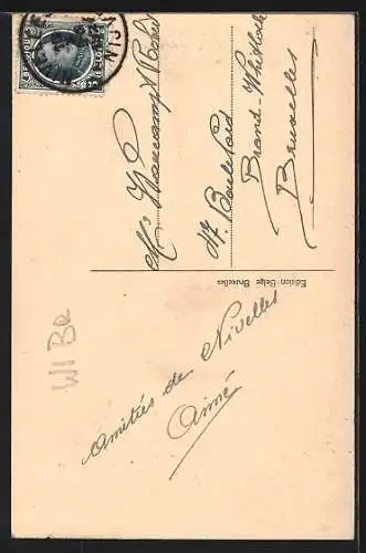 AK Nivelles, La Collégiale Sainte Gertrude, Vue generale exterieure