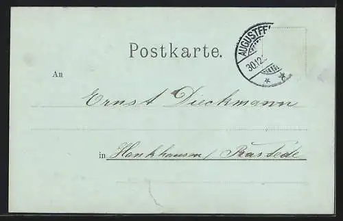 Mondschein-AK Bokel / Apen, Gasthof Wessling, Gasthof Kramer