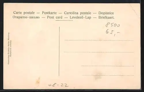 Künstler-AK Nürnberg, Insel Schütt, Bienenstock mit Wappen, Reklame für Lebkuchen F. G. Metzger
