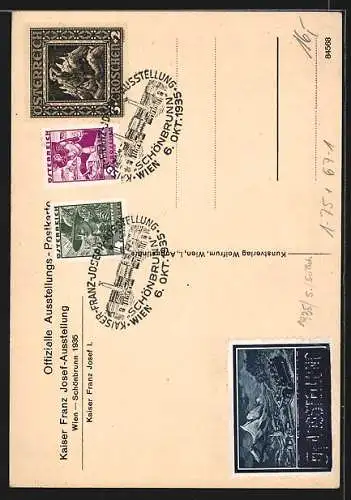 AK Wien-Schönbrunn, Kaiser Franz Josef-Ausstellung 1935, Kaiser Franz Josef I. von Österreich