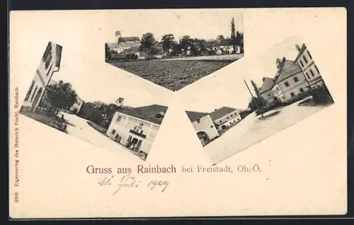 AK Rainbach im Mühlkreis, Strassenpartien