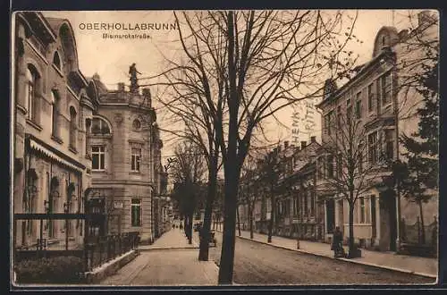 AK Oberhollabrunn, Blick in die Bismarckstrasse