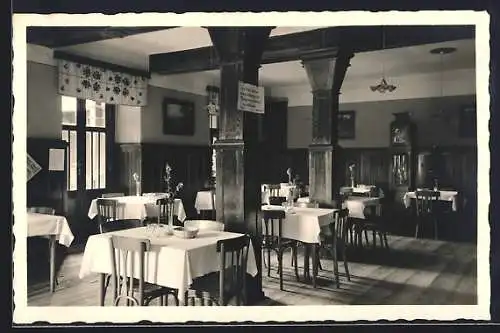 AK Neumarkt /Stmk., Gasthof Kurhaus Pichlschloss, Speisesaal