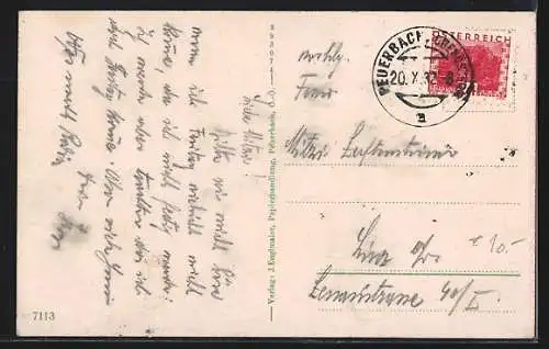 AK Peuerbach, Partie in der Kirchengasse