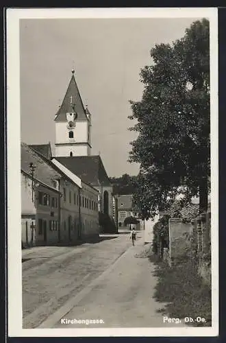 AK Perg /Ob.-Oe., Partie in der Kirchengasse
