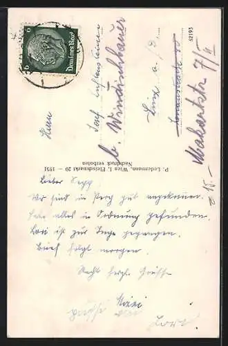 AK Perg /Ob.-Oe., Partie in der Kirchengasse