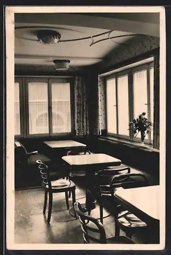 AK Dornbirn, Hotel Hirschen, Innenansicht