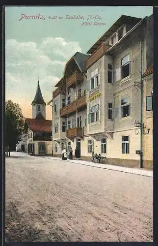 AK Pernitz /N.-Oe., Das Hotel Singer