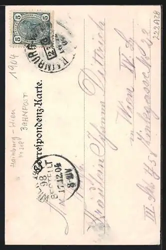 AK Bruck a. Leitha, Schloss Prugg, Pfarrkirche am Hauptplatz, Kaserne, Kirchegasse