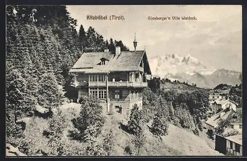 AK Kitzbühel /Tirol, Ginsberger`s Villa Waldeck