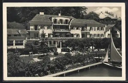 AK Traunkirchen /Salzkammergut, Hotel am Stein v. Sepp Enichlmayr