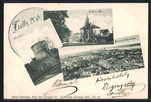 AK Tulln, Stadtthurm, St. Pöltner Thor