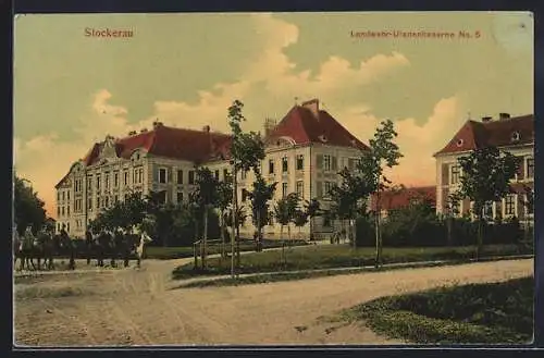 AK Stockerau, An der Landwehr-Ulanenkaserne No. 5