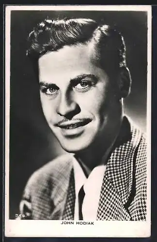 AK Schauspieler John Hodiak Portrait lächelnd