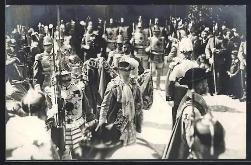 Foto-AK Prinzregent Luitpold von Bayern bei einem festlichen Umzug