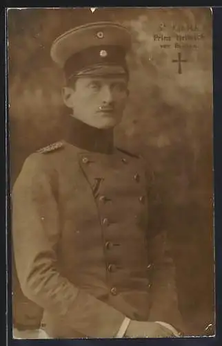 Foto-AK S. Kgl. Hoh. Prinz Heinrich von Bayern in Uniform