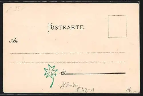 Lithographie Nürnberg, XII. Deutsches Bundesschiessen 1897, Schiesshalle