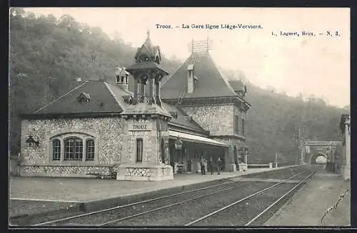 AK Trooz, La Gare ligne Liége-Verviers