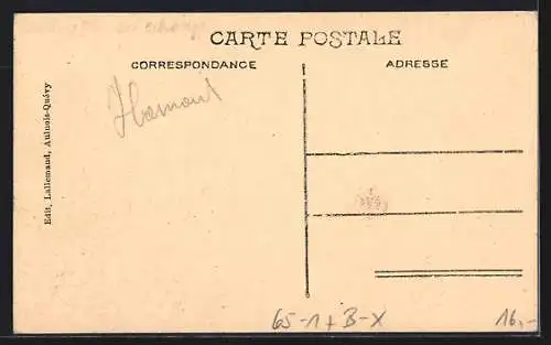 AK Quévy, La gare avant la retraite des Allemands