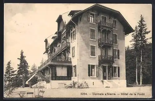 AK Vermala-sur-Sierre, Hotel de la Foret
