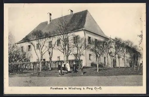 AK Windhaag b. Perg, Partie am Forsthaus