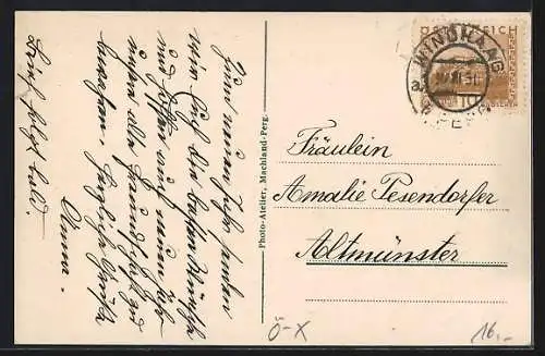 AK Windhaag b. Perg, Partie am Forsthaus