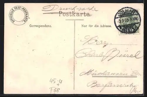 AK Colmar i. E., II. Ober-Elsässisches Bezirksturnfest 1905, Festgelände