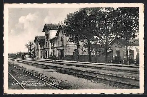 AK Göpfritz an der Wild, Motiv vom Bahnhof