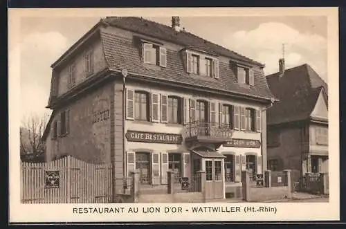 AK Wattwiller, Restaurant au Lion d`Or