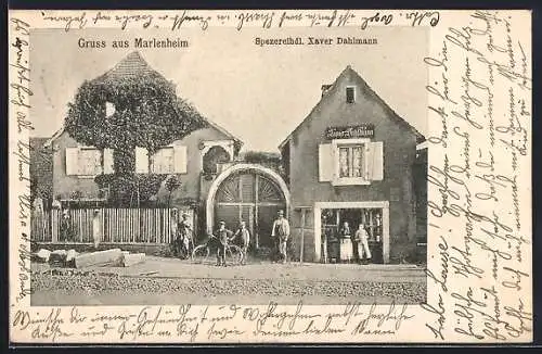 AK Marlenheim, Geschäft von Xaver Dahlmann