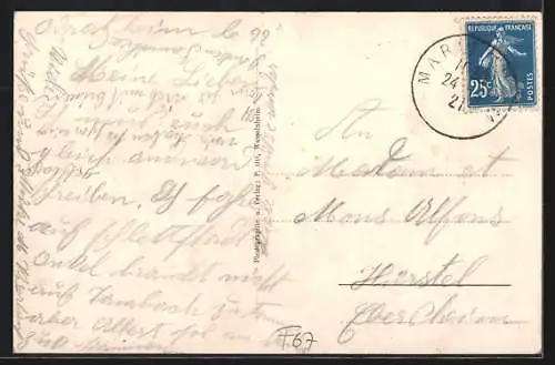 AK Odratzheim, Pfarrhaus und Schule