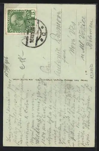 AK Kirchschlag bei Linz, Jelineks Gasthaus, Schloss und Ruine Wildberg