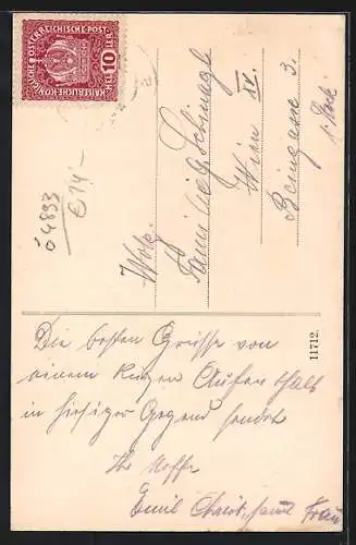 AK Bad Zell /O.-Oe., Zellhof, Gasthaus Mühe-Säge des R. Glinsner, Naarntal, Kahnfahrt bei der Mühle