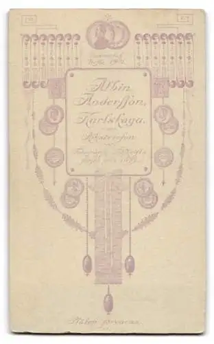 Fotografie Albin Andersson, Karlskoga, Rikstelefon, Hochzeitspaar