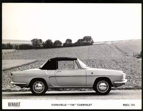Fotografie Auto Renault Caravelle 1100 Cabriolet Modell 1965, Cabrio - Roadster, Werkfoto