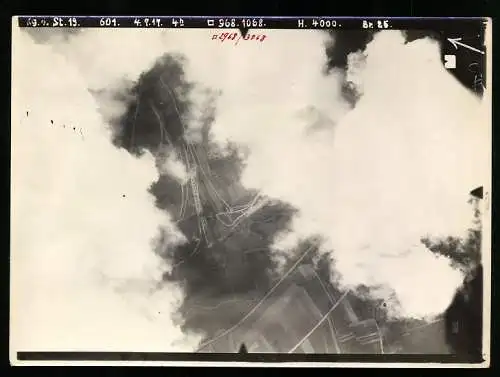 Fotografie Ansicht Jonchery, Luftbild nördl. von Jouchery, vom 04.07.1917