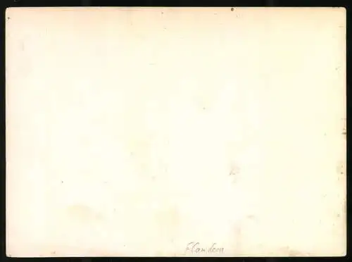 Fotografie Luftbild Fl. 8 Frankreich Flandern, Aufnahme Lt. Deichmann & Vfw. Prinz, zerbombte Landschaft