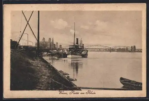 AK Worms, Partie am Rhein