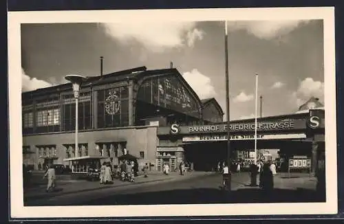 AK Berlin, Bahnhof Friedrichstrasse