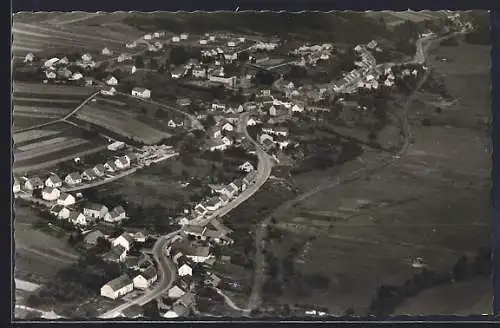 AK Lockweiler /Saar, Panorama vom Flugzeug aus
